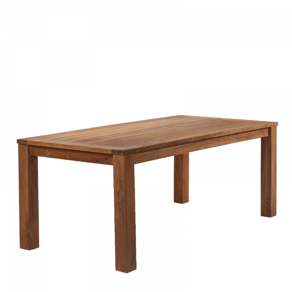 Teakhouten tafel Salentein, 240x100 cm.
