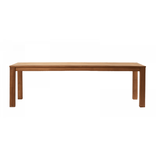 Teakhouten tafel Salentein, 240x100 cm. - Afbeelding 4