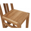Bartafel/rooktafel 180x70 cm met 6 krukken, teakhout - Afbeelding 9