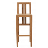 Bartafel/rooktafel 180x70 cm met 6 krukken, teakhout - Afbeelding 7