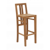 Bartafel/rooktafel 180x70 cm met 6 krukken, teakhout - Afbeelding 6
