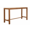 Bartafel/rooktafel 180x70 cm met 6 krukken, teakhout - Afbeelding 4